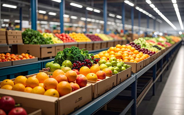 Global food commodity trade network